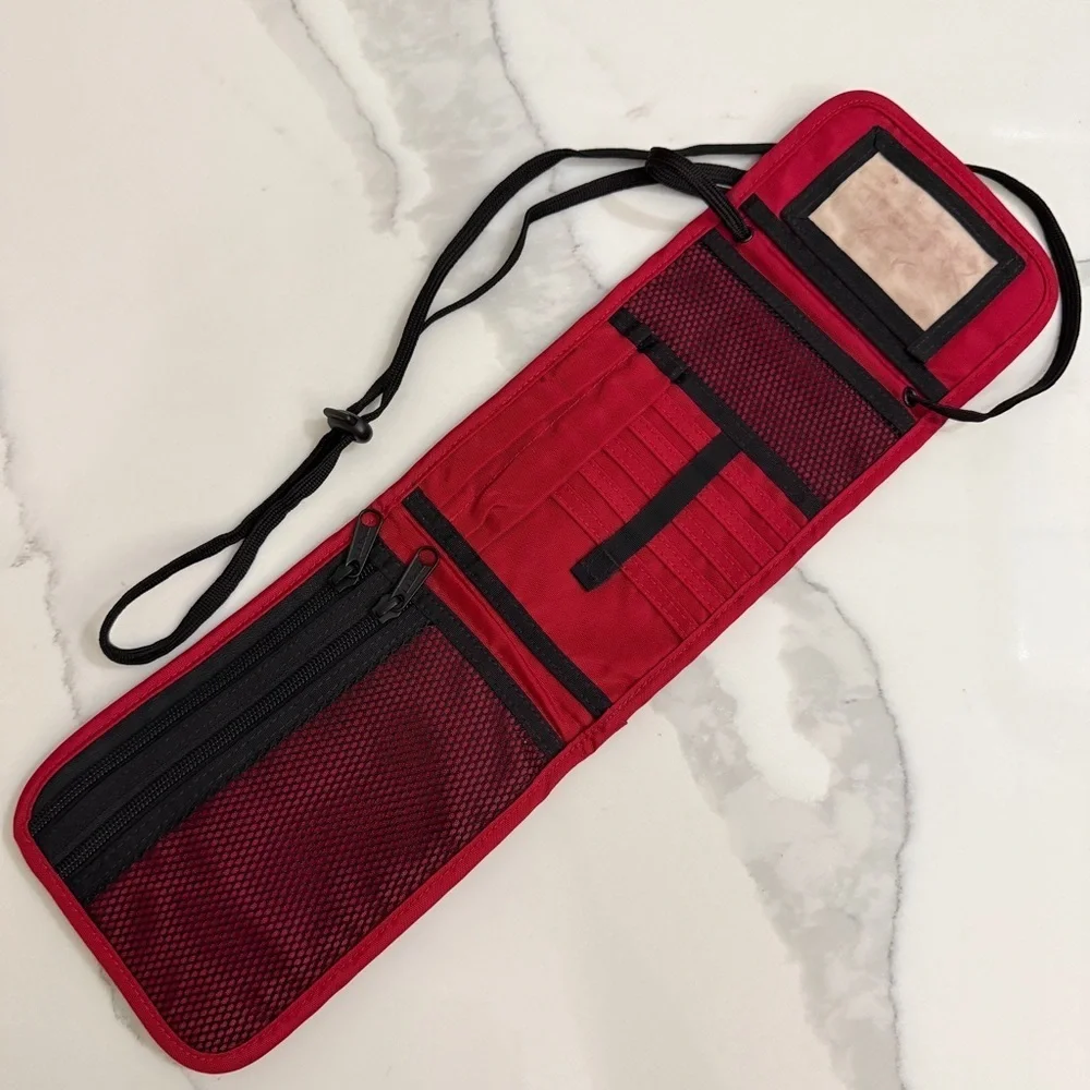 L.L. Bean Travel Passport Wallet Secure Crossbody Bag